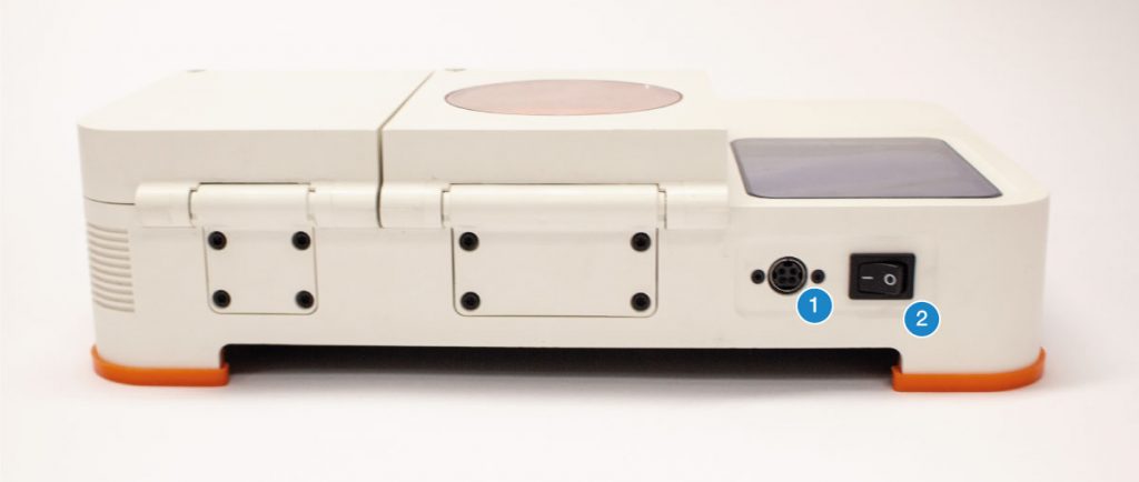 Bento Lab back with power switch and connector