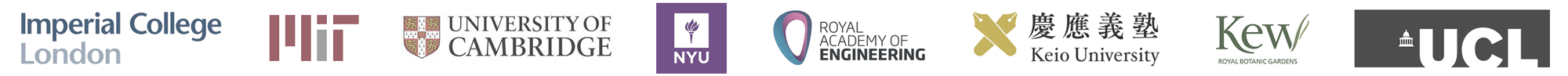 Bento Lab is used at institutions around the world, including Imperial College London, Cambridge University, UCL, MIT, NYU, Keio, and the Royal Academy of Engineering
